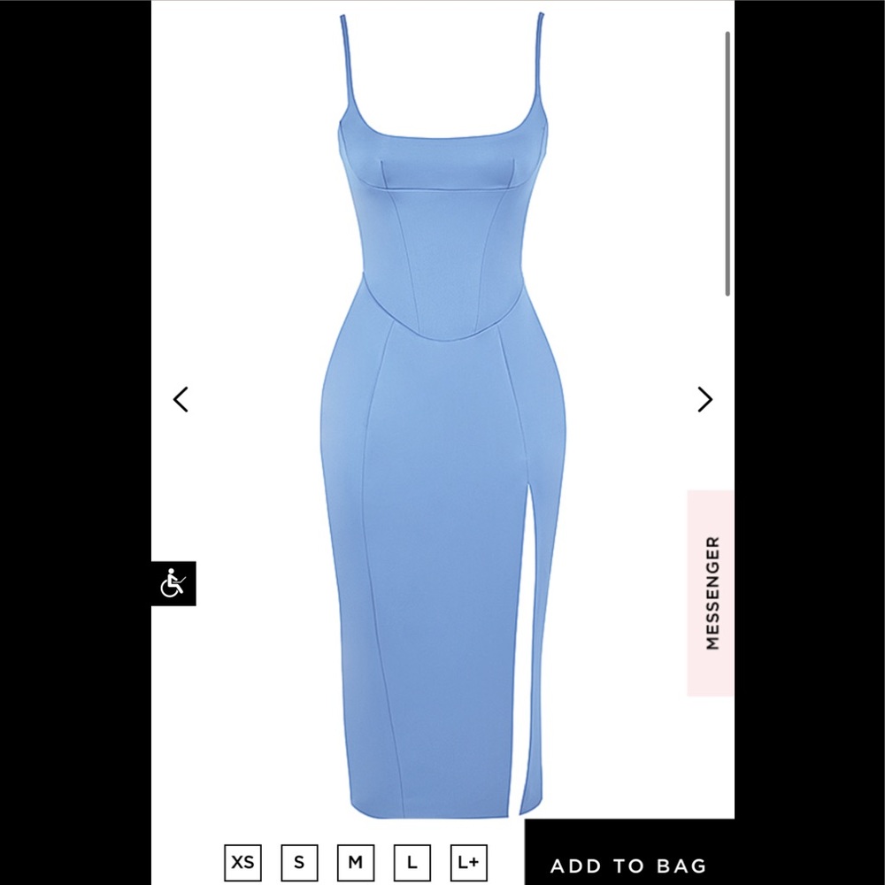 House of CB satin dress